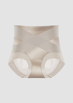 High-Waist Cross Compression Shaping Panties （6 Pack）
