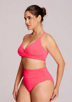 Ruched Tummy Control Bikini Set
