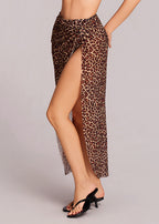 Lightweight Breathable Mesh Sarong Cover-Up