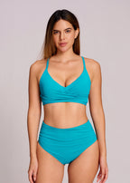 Ruched Tummy Control Bikini Set
