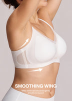 Comfort Mesh Crossover Wireless Bra