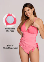Convertible Ruched Sculpting Swimsuit