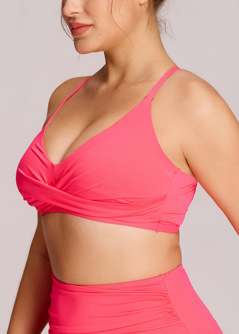 Ruched Tummy Control Bikini Set