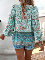 Marisela | Soft Breeze Floral Boho Blouse