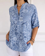 Elora™ - Elegant Blouse with Pocket