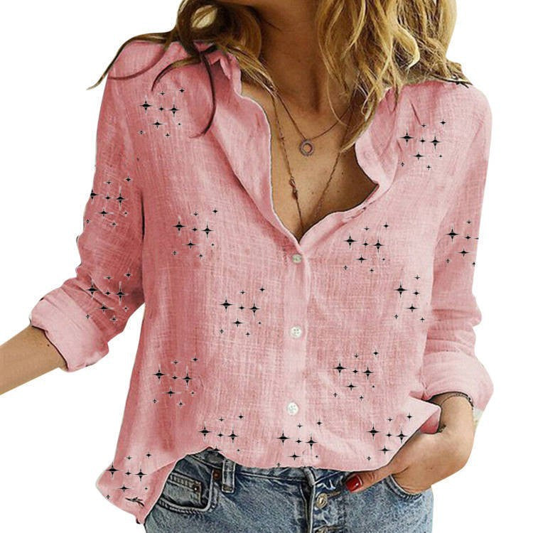Sandra™ | Classic Printed Blouse