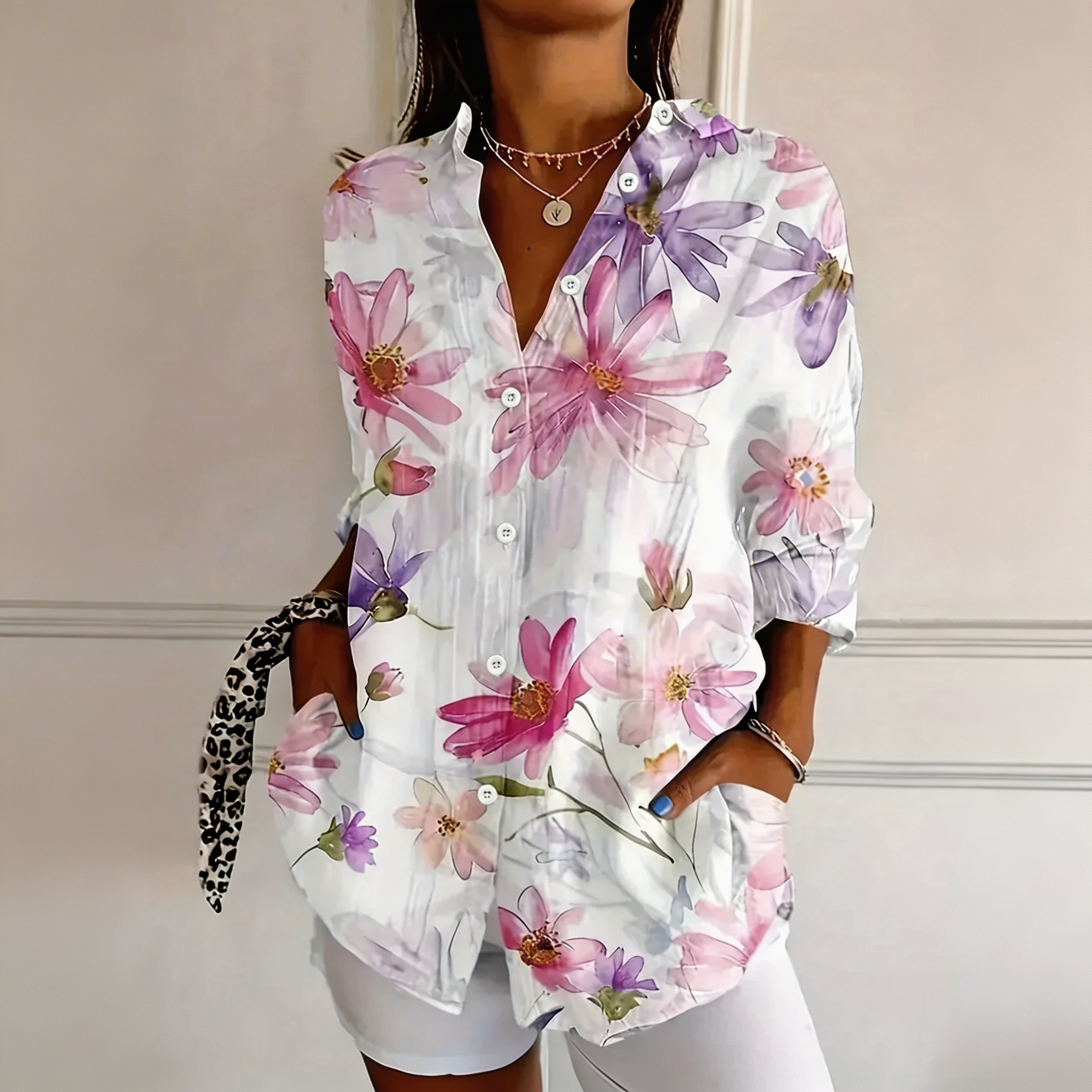Zora™- Stylish Classic Blouse