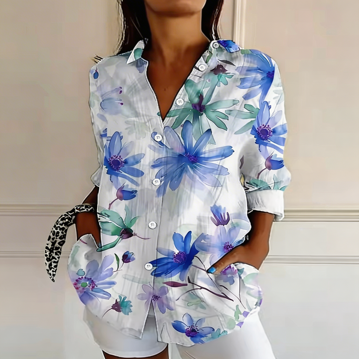 Zora™- Stylish Classic Blouse